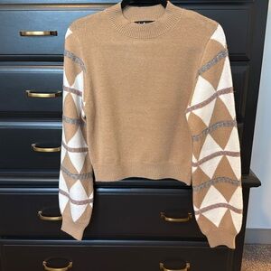 Lulus Brown Cropped Sweater
